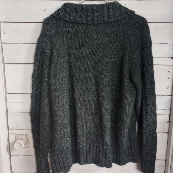 St. John's Bay Women's Size 3X Button Front Cable Knit Cardigan Sweater Cozy - Picture 5 of 8